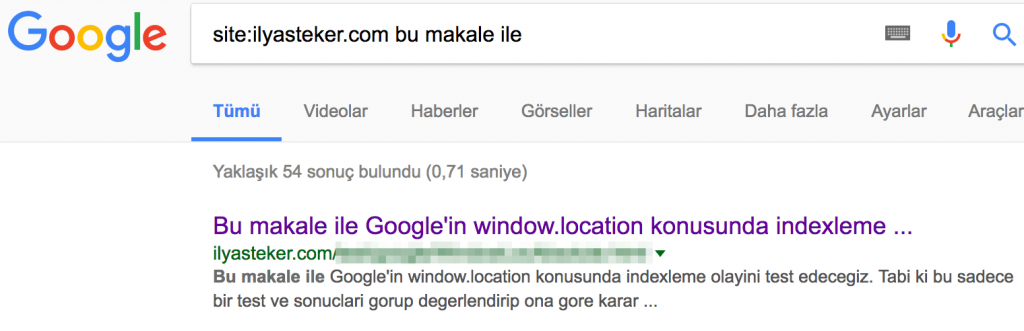 google javascript-window.location result